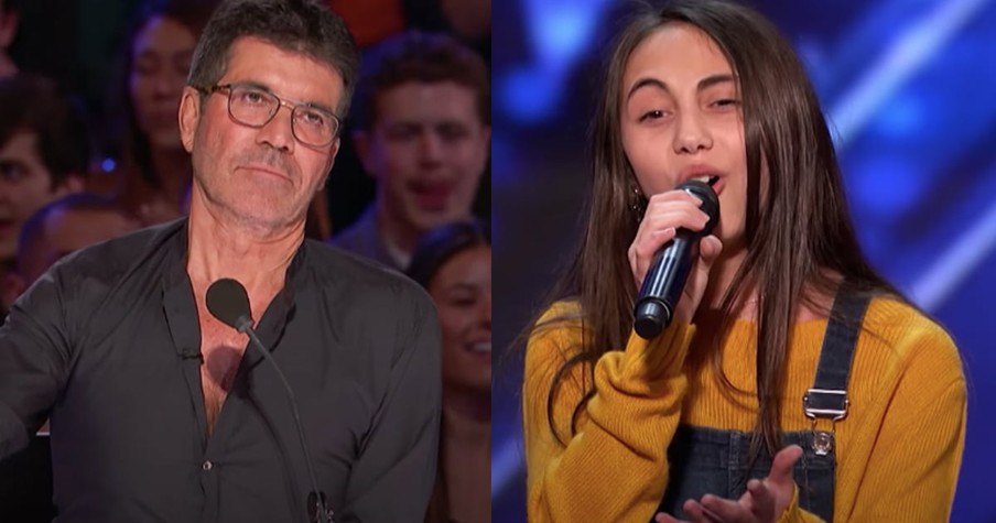 VIDEO“Simon Cowell Stops 12-Year-Old Ashley Marina Twice on AGT — Watch Her Powerful Response!”
