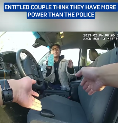 Couple Refuses to Cooperate During Traffic Stop — Claim They Have ‘More Authority’ Than Police