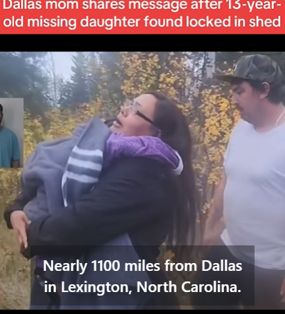 Missing Dallas Teen Found 1,100 Miles Away Locked in North Carolina Shed