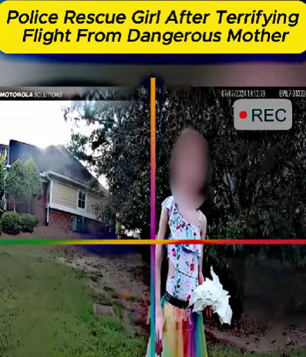 Police Rescue Terrified Girl After Escaping From Dangerous Home Situation 