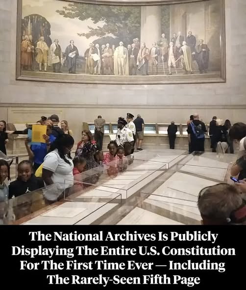 The National Archives Is Displaying The Entire U.S. Constitution For The First Time Ever — Including The Rarely-Seen Fifth Page