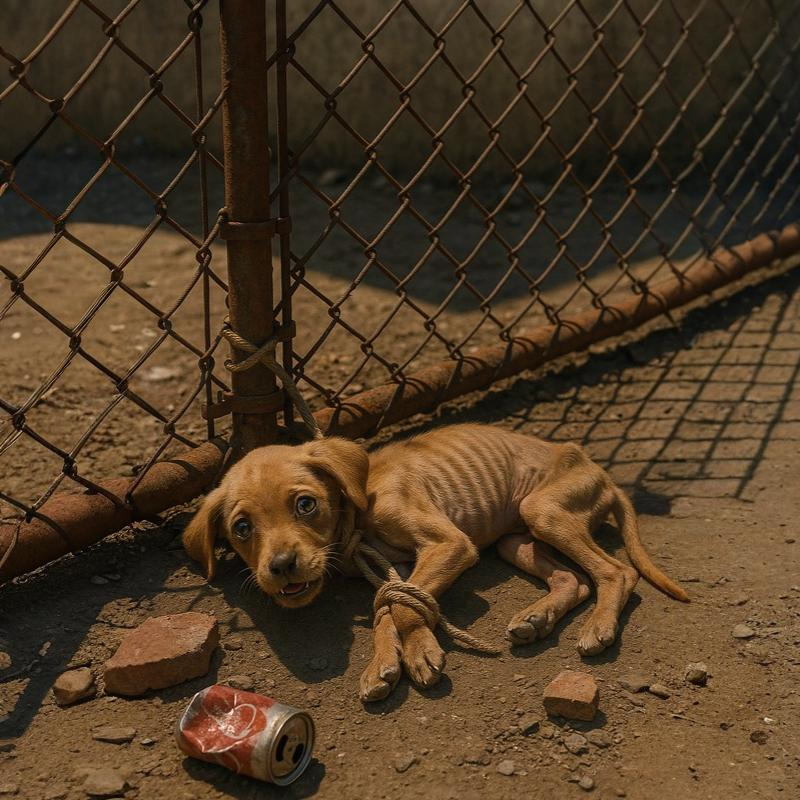 She Couldn’t Bark. She Couldn’t Run. But Her Eyes Still Hoped.