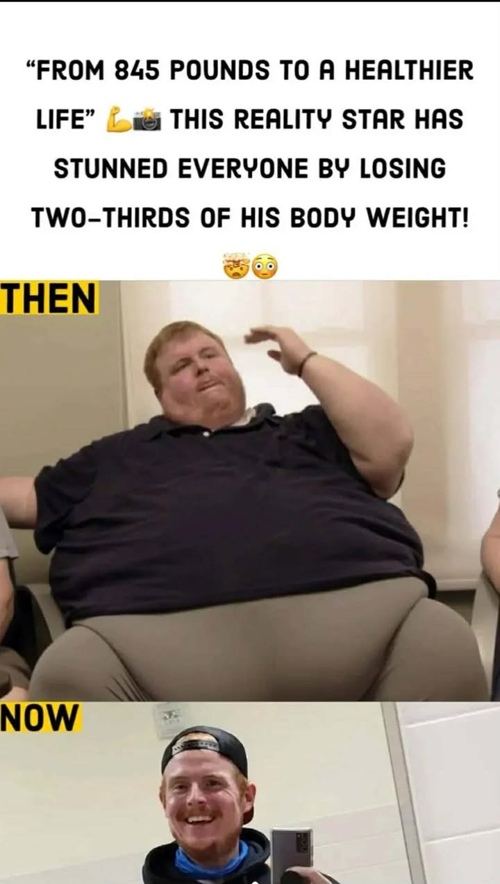 Astonishing Weight Loss Journey: Reality Star Loses Two-Thirds of His Weight—See the Before-and-After Photos That Have Everyone Talking