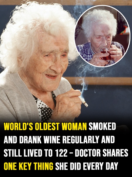 122-Year-Old Woman Enjoyed Wine and Smoking Yet Lived a Long Life