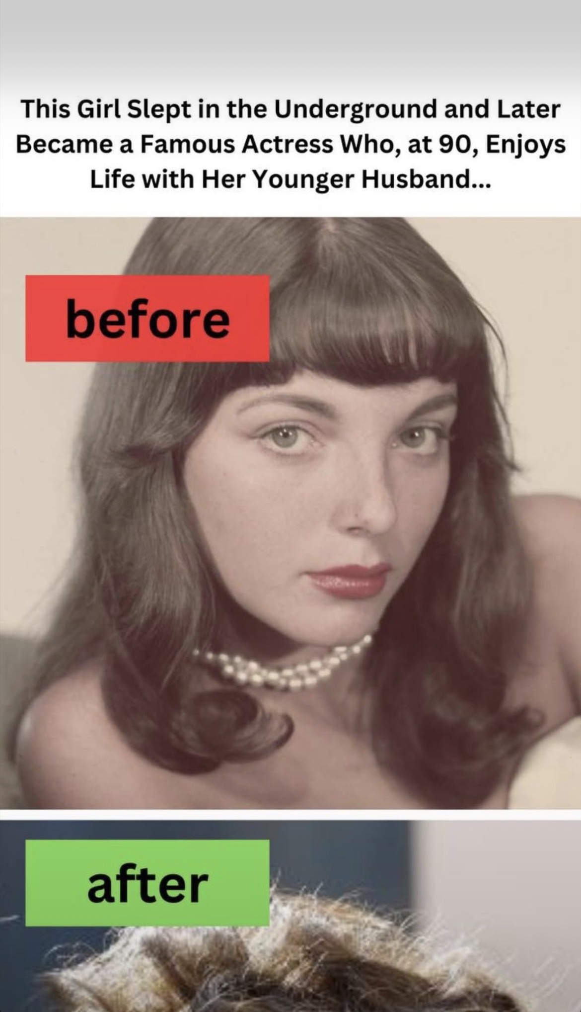 This Girl Slept in the Underground and Later Became a Famous Actress Who, at 90, Enjoys Life with Her Younger Husband…